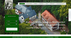 Desktop Screenshot of margarethenmuehle.de