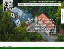 Tablet Screenshot of margarethenmuehle.de